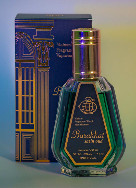 Fragrance World Barakkat Satin Oud – Perfume Árabe Original Unisex