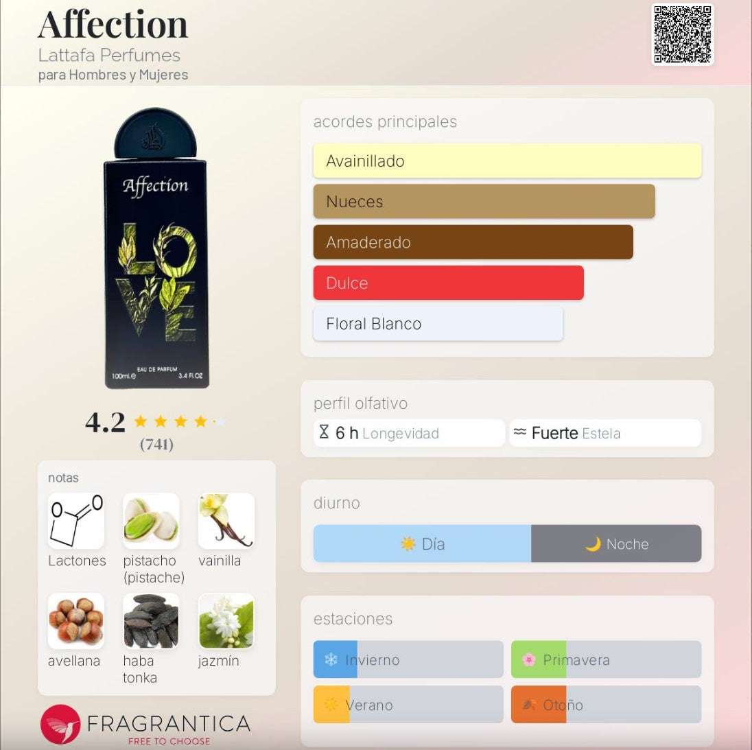 Lattafa – Affection - Neyi Essence Perfumes Árabes
