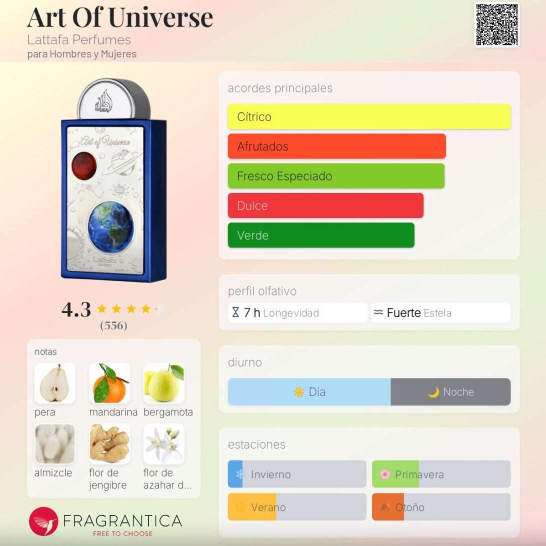 Lattafa – Art of Universe - Neyi Essence Perfumes Árabes