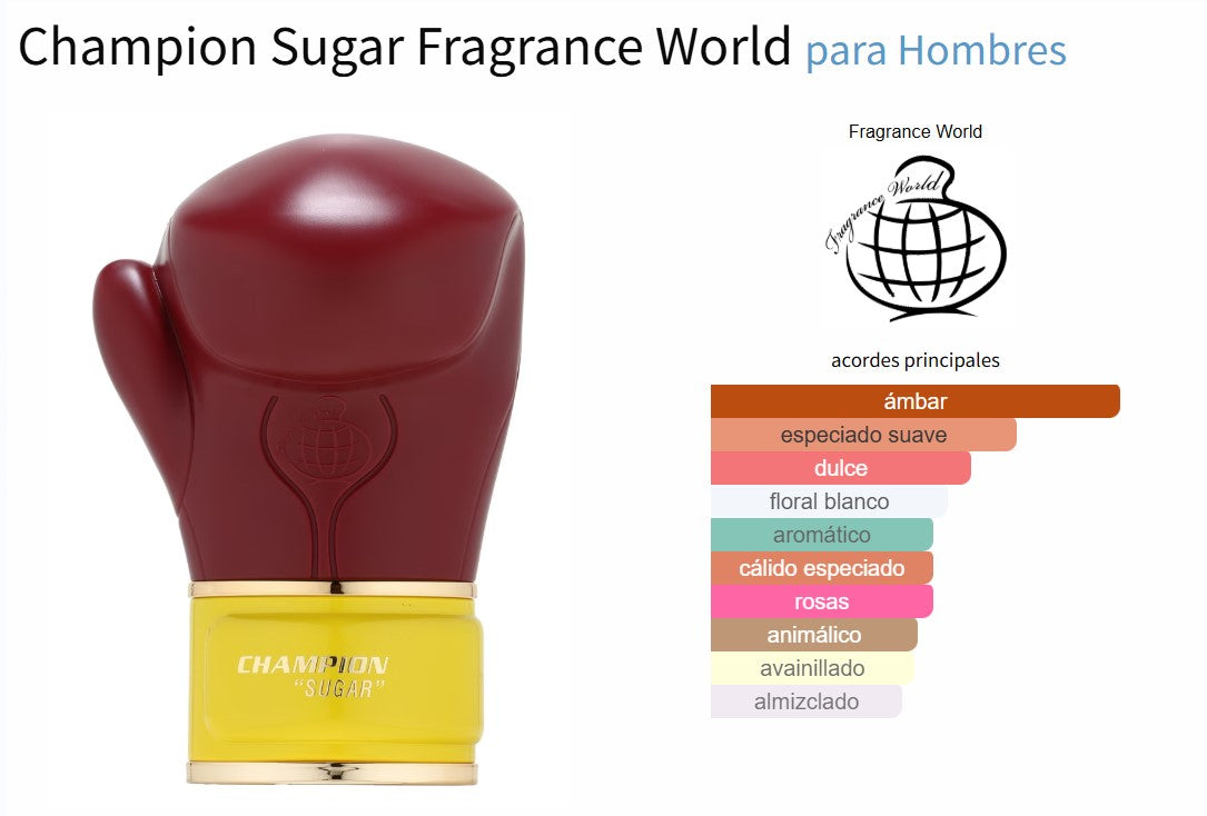 Fragrance World – Champion Sugar - Neyi Essence Perfumes Árabes