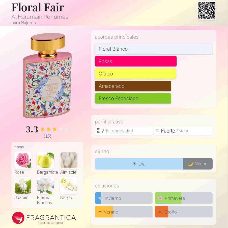 Al Haramain - Floral Fair 100ml Extrait de Parfum - Neyi Essence