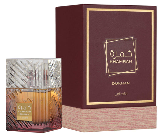 Lattafa Khamrah Dukhan - Neyi Essence Perfumes Árabes en Canarias