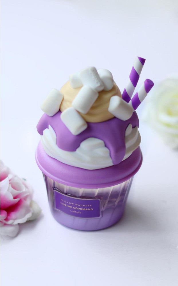 Lattafa – Give Me Gourmand , Mallow Madness - Neyi Essence Perfumes Arabes Canarias