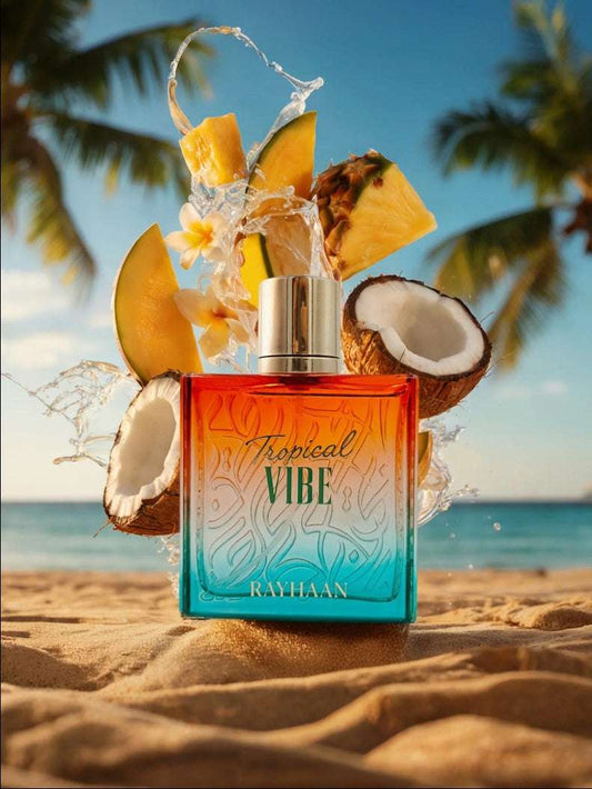 Rayhaan – Tropical Vibe – Perfume unisex 100ml frutal tropical | Neyi Essence - Neyi Essence Perfumes Arabes Canarias