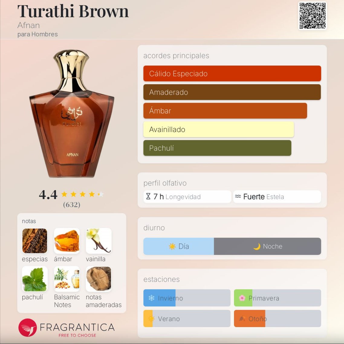 Afnan - Turathi Brown Homme