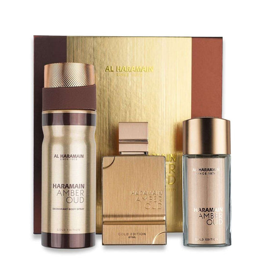 Al Haramain - Amber oud Gold Edition Perfume Gift Set - Neyi Essence Perfumes Arabes Canarias