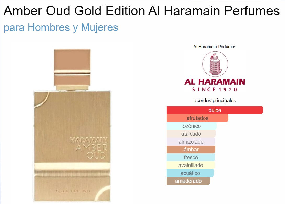 Al Haramain - Amber Oud Gold Edition 60ml - Neyi Essence Perfumes Arabes Canarias