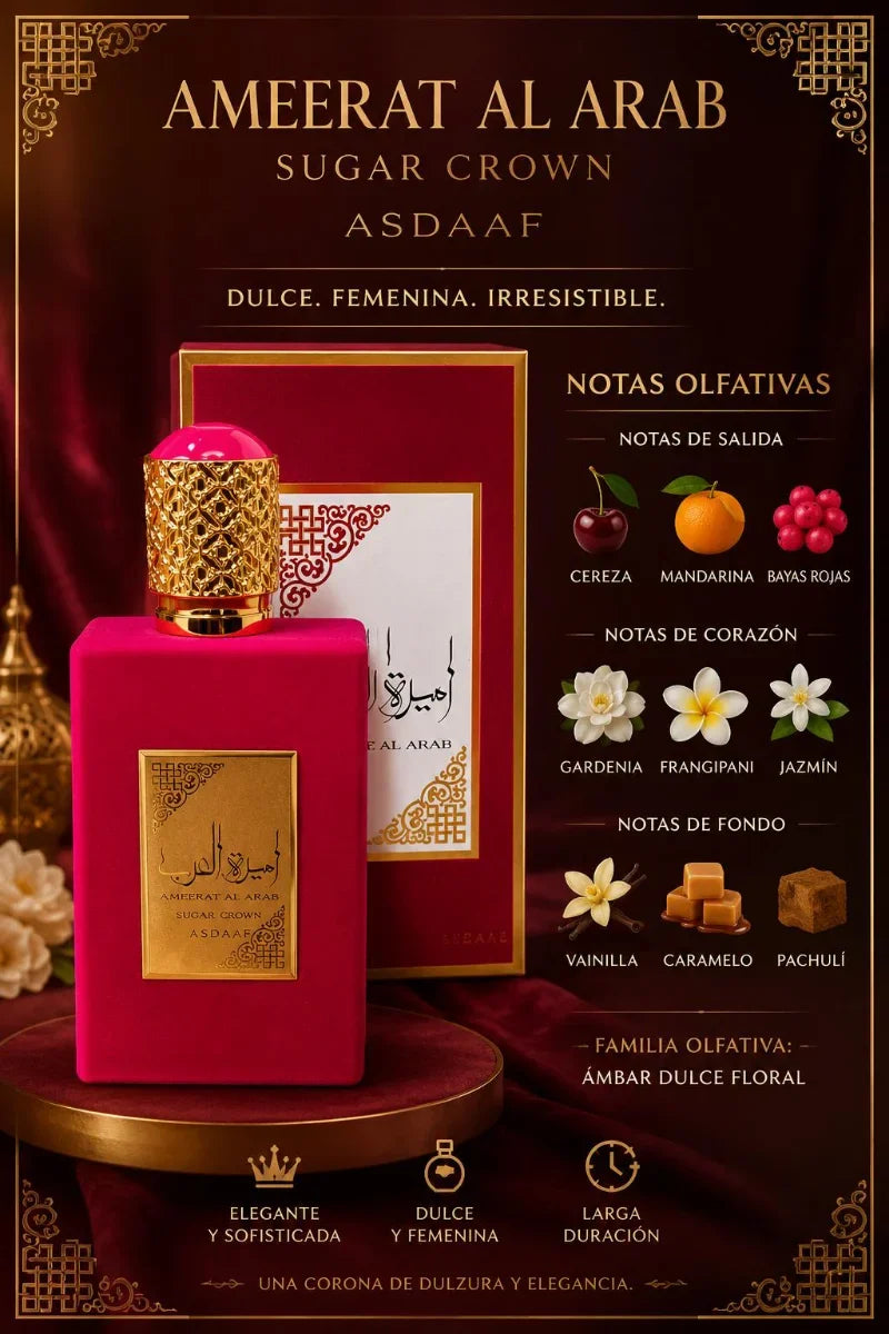 Asdaaf - Ameerat Al Arab Sugar Crown 100ml Eau de Parfum