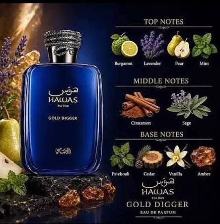 Rasasi - Hawas Gold Digger 100ml Eau de Parfum