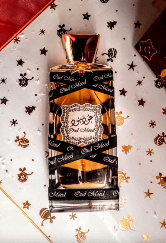 Lattafa - Oud Mood 100ml eau de parfum - Neyi Essence Perfumes Arabes Canarias