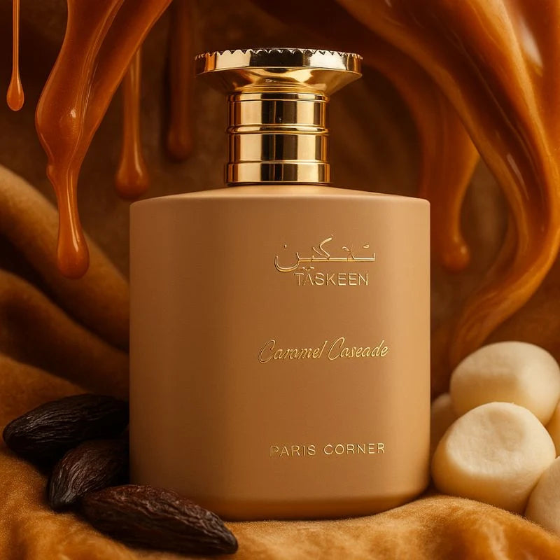 Paris Corner - Taskeen Caramel Cascade Pack 100 ml + Deo 200 ml