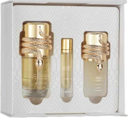 Lattafa - Gift Set Musamam White Intense 3pcs