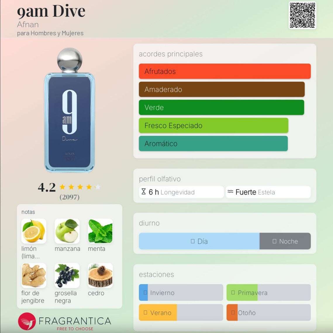 Afnan - 9AM Dive 100ml