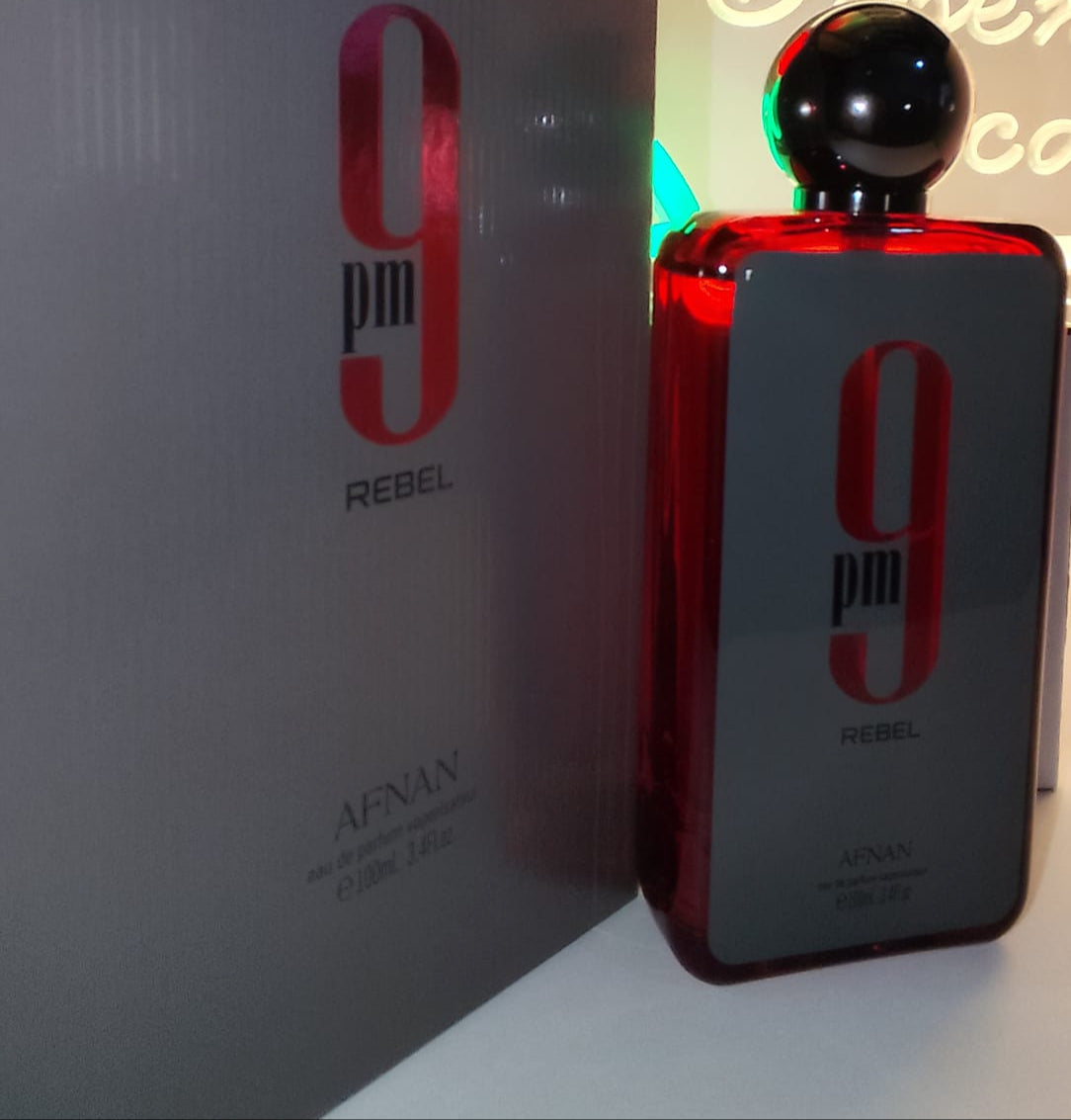 Afnan 9PM Rebel – Perfume Árabe Original para Hombre