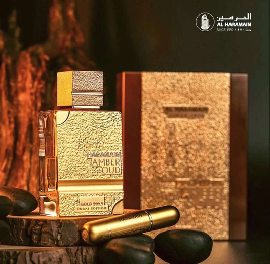 Al Haramain Amber Oud Gold 999.9 Dubai Edition - Neyi Essence Perfumes Árabes en Canarias