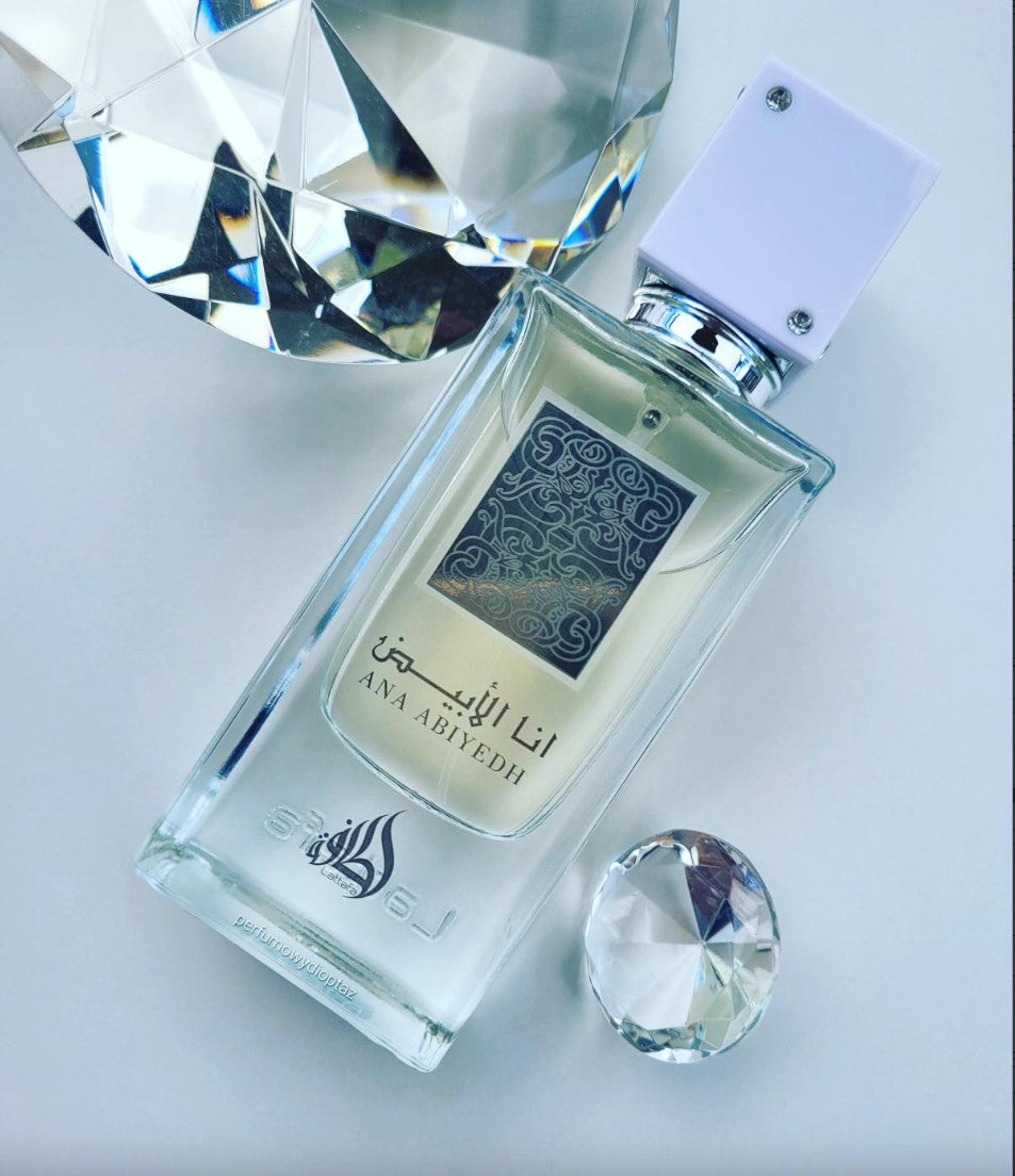 Lattafa Ana Abiyedh White – Original Arabic Unisex Perfume