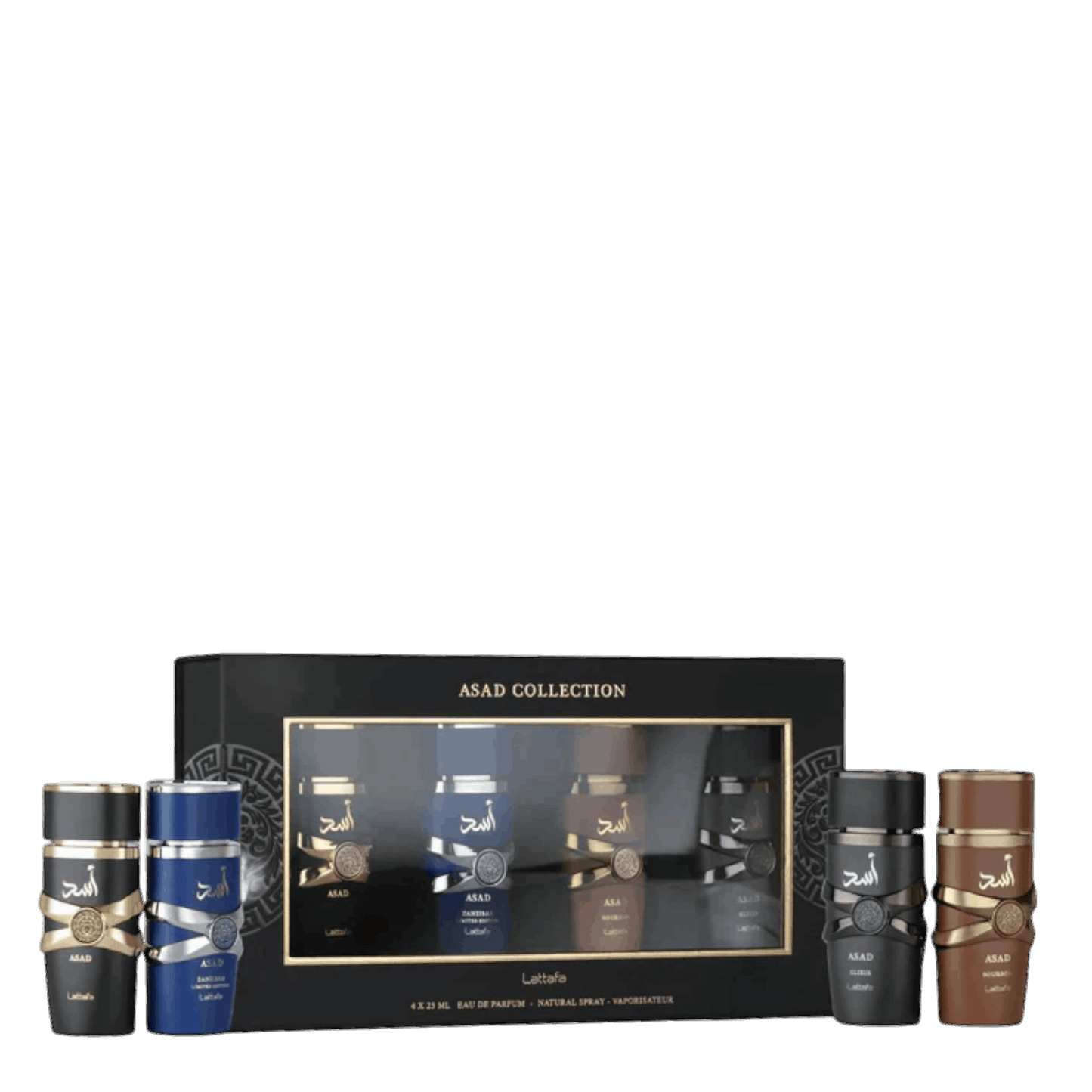 Lattafa - Pack Asad Collection 4 x 25ml | Neyi Essence - Neyi Essence