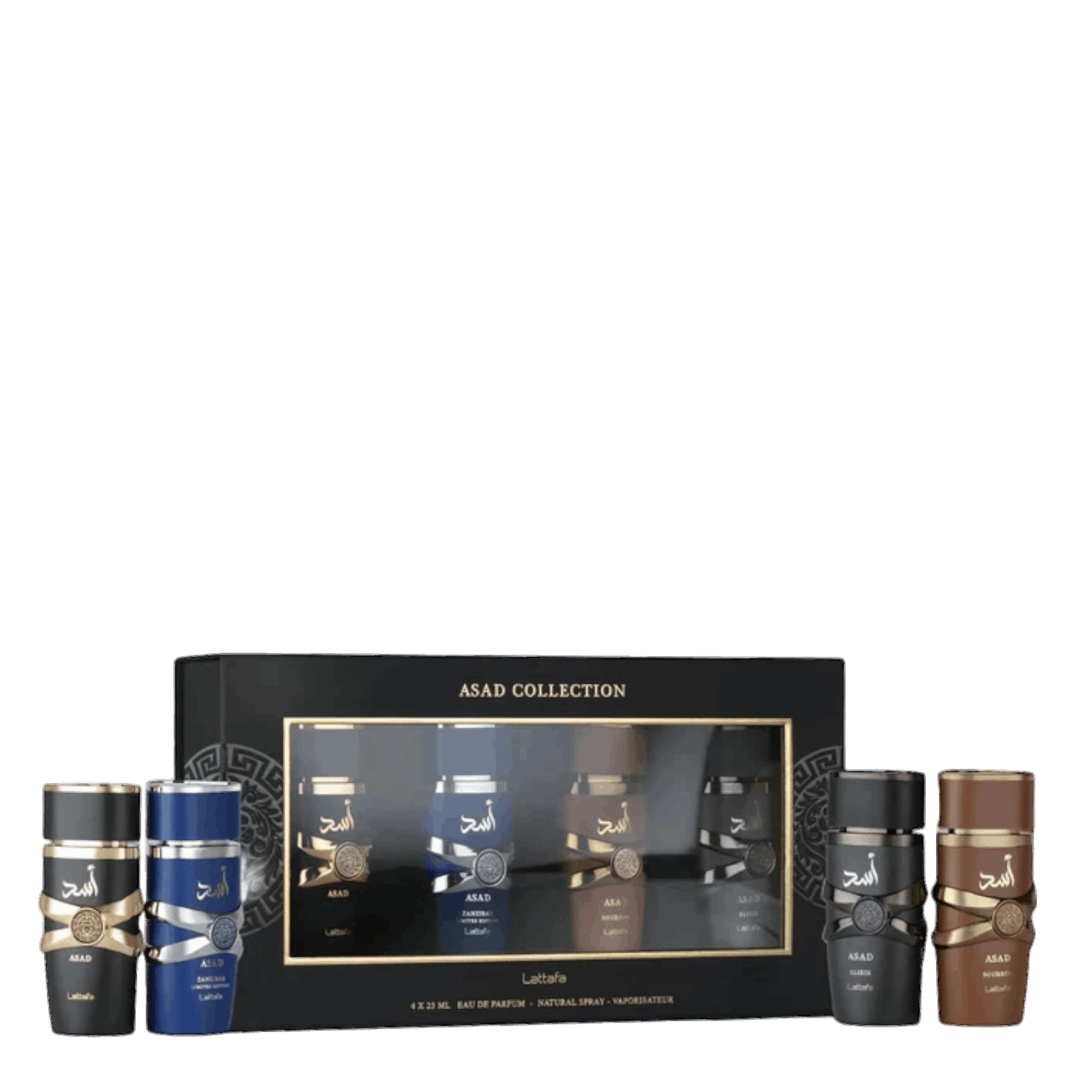 Lattafa - Pack Asad Collection 4 x 25ml | Neyi Essence - Neyi Essence