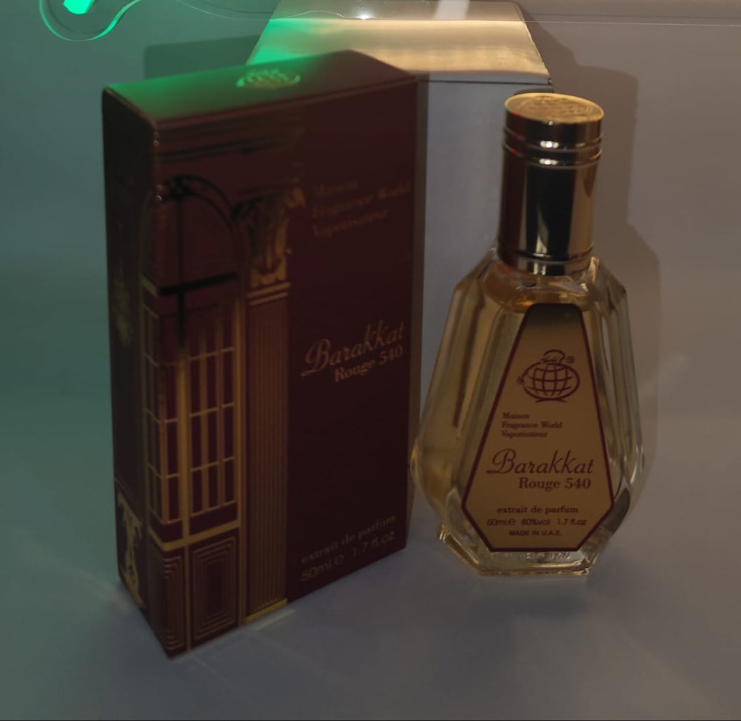 Fragance World Barakkat Rouge 540 Extrait – Perfume Árabe Unisex