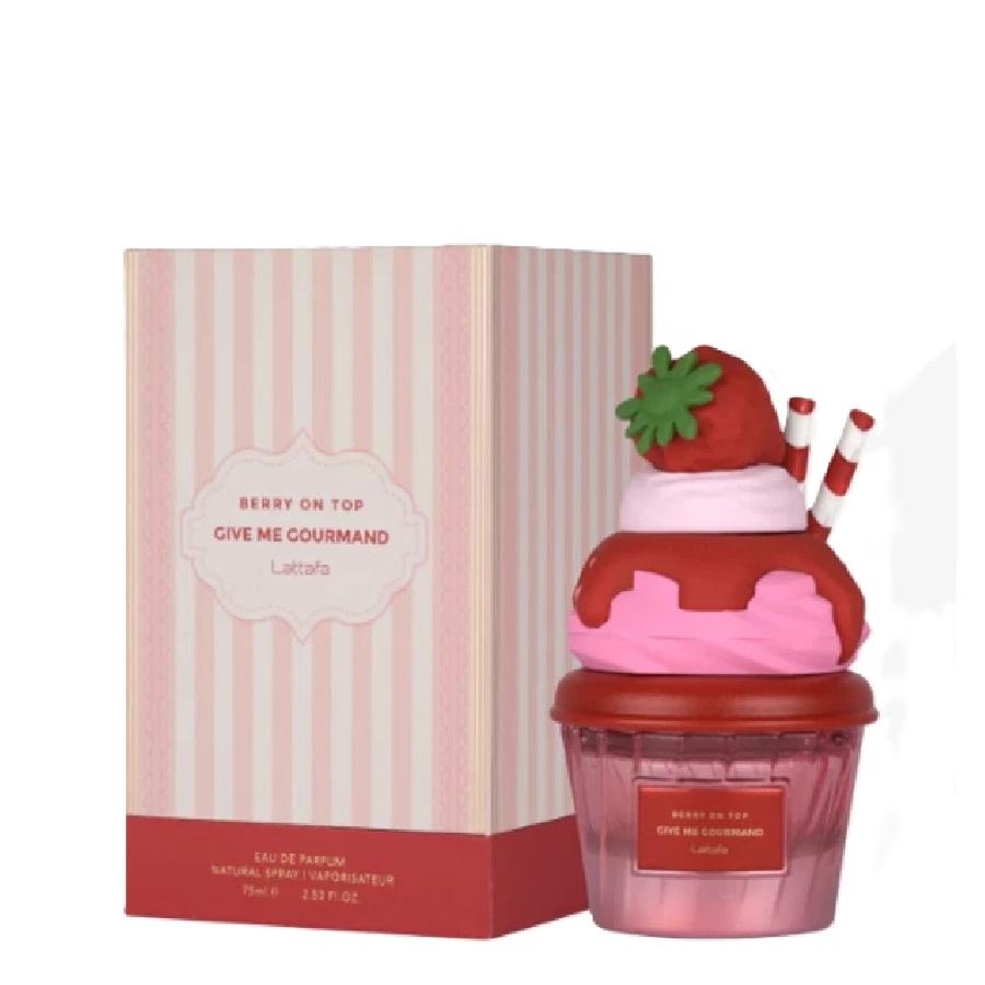 Lattafa - Give Me Gourmand , Berry On Top - Neyi Essence  Perfumes Arabes Canarias
