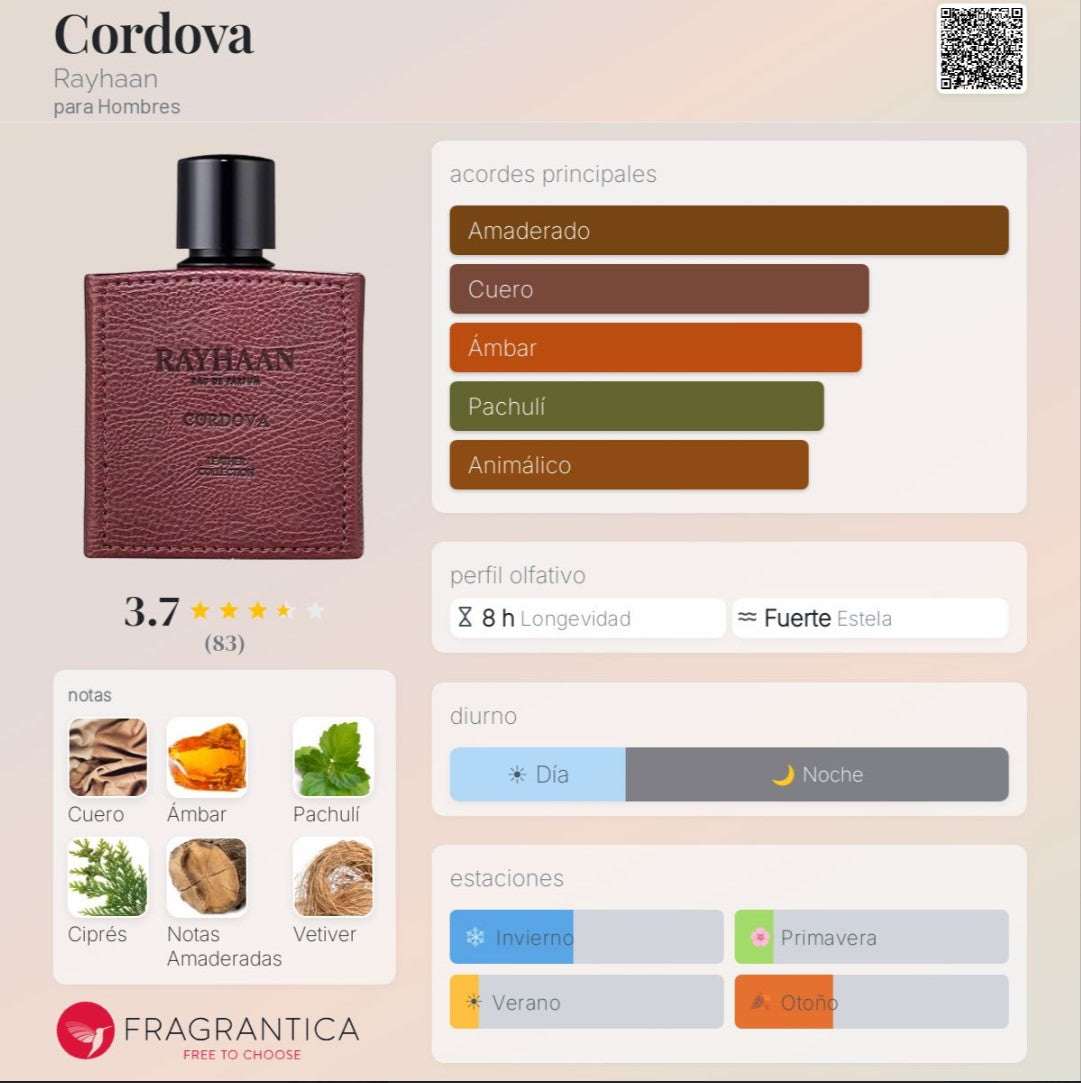 Rayhaan - Córdoba Eau de Parfum 100ml - Neyi Essence