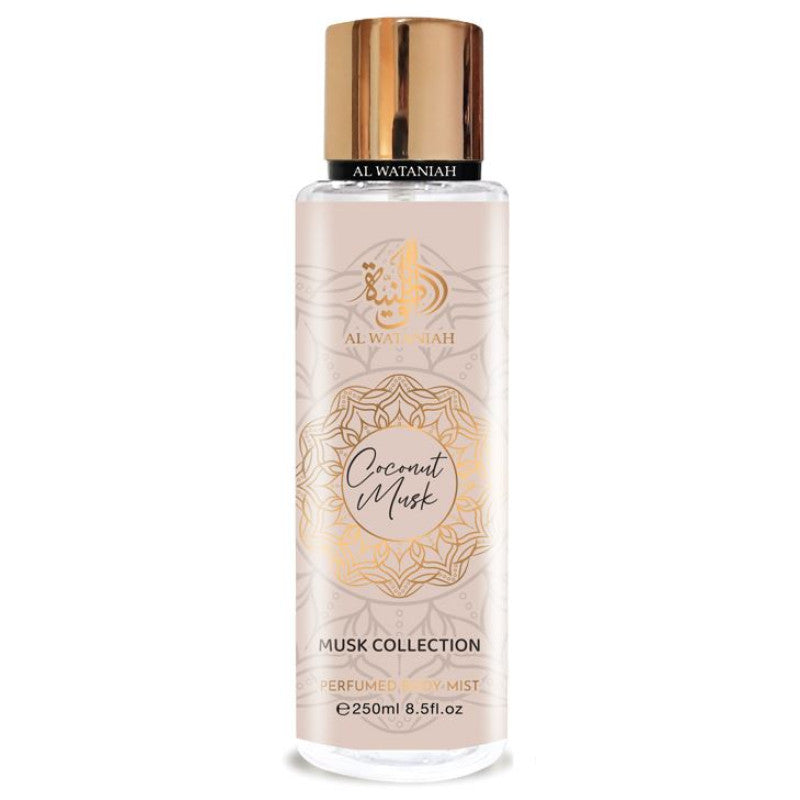 Al Wataniah – Musk Collection – Coconut Musk Body Mist 250 ml | Neyi Essence - Neyi Essence