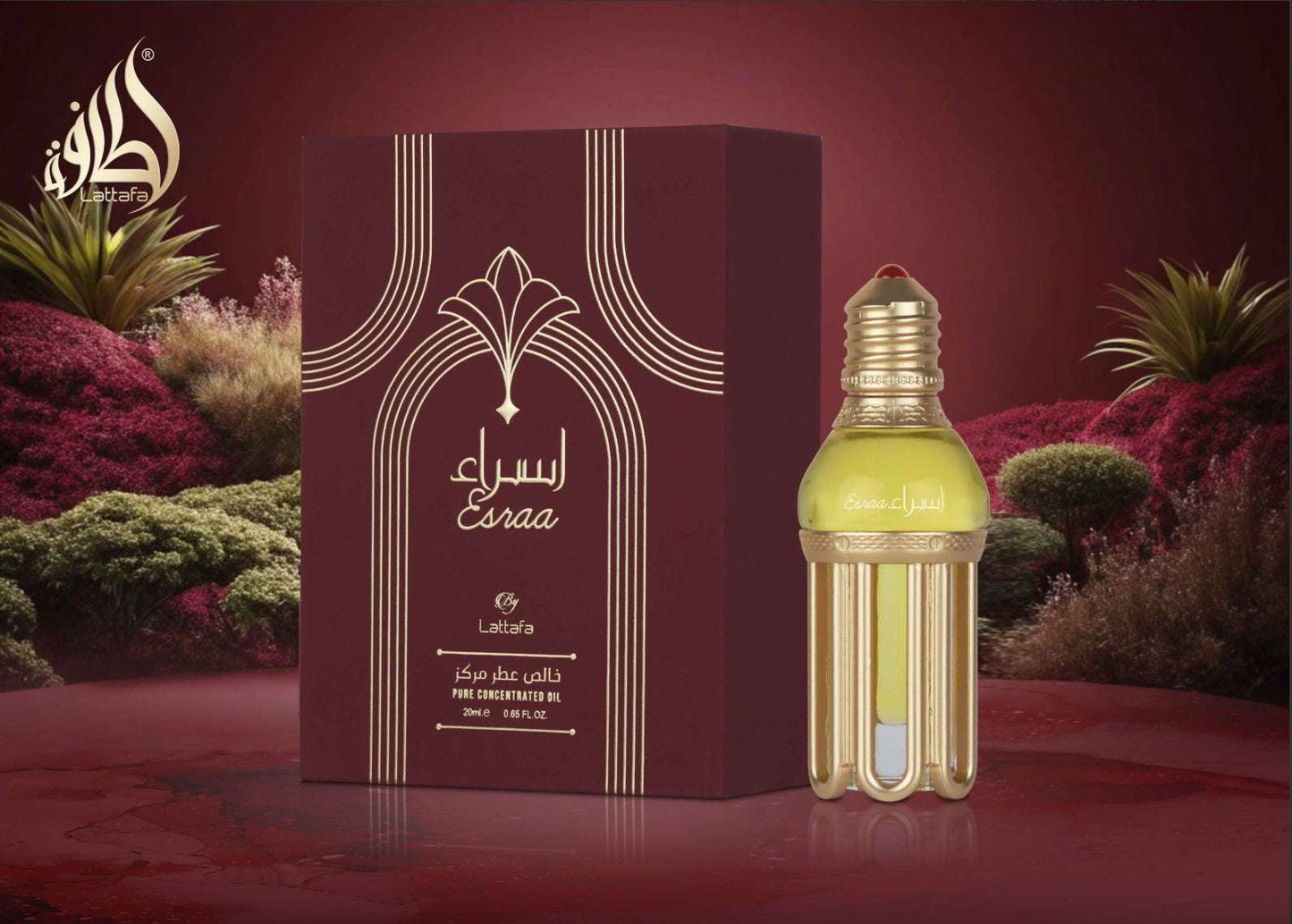 Lattafa - Esraa Pure Concentrated Oil 20 ml - Neyi Essence  Perfumes Arabes Canarias