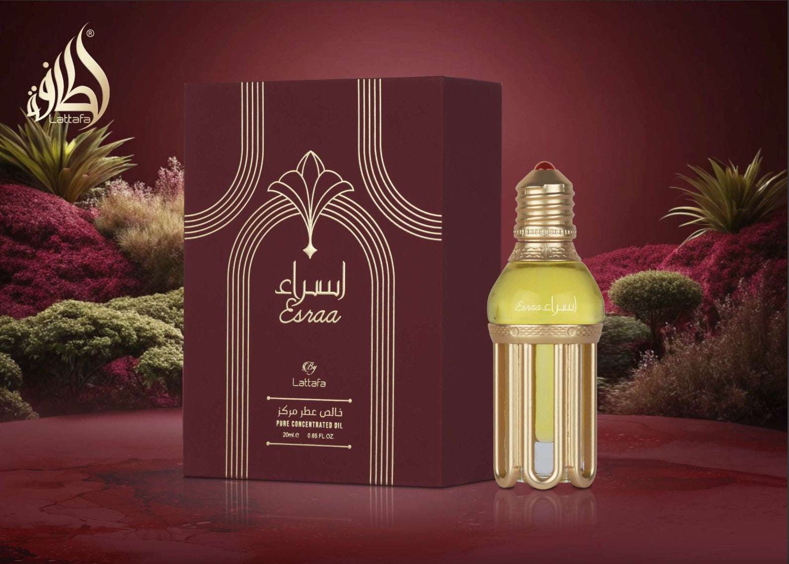 Lattafa - Esraa Pure Concentrated Oil 20 ml - Neyi Essence  Perfumes Arabes Canarias