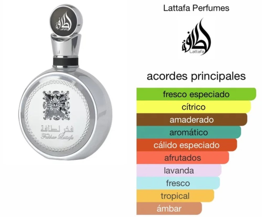 Lattafa Fakhar Platin - Neyi Essence Perfumes Árabes