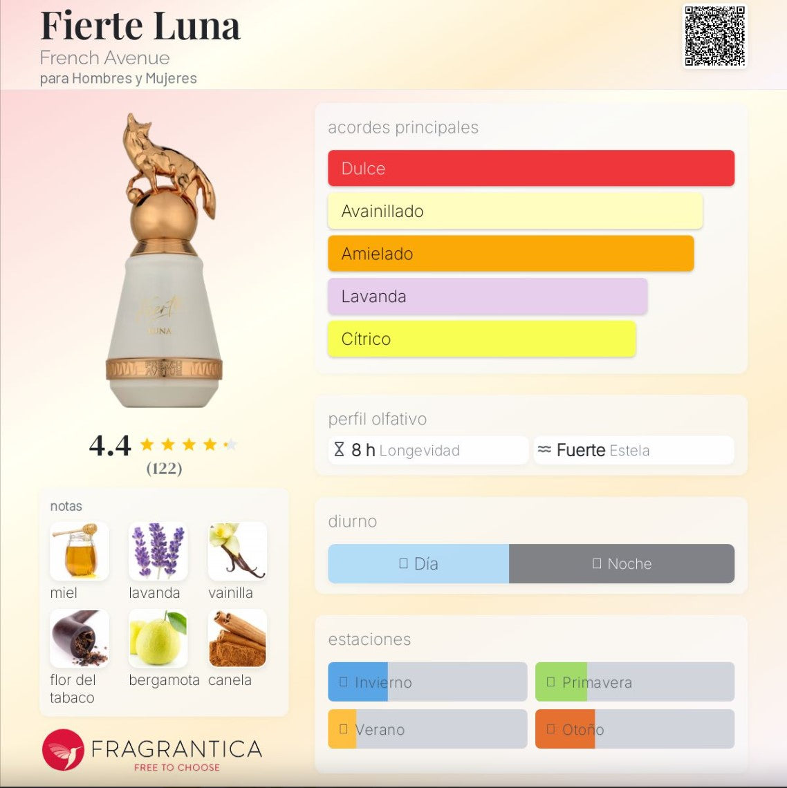 French Avenue – Fierte Luna – Perfume unisex | Neyi Essence