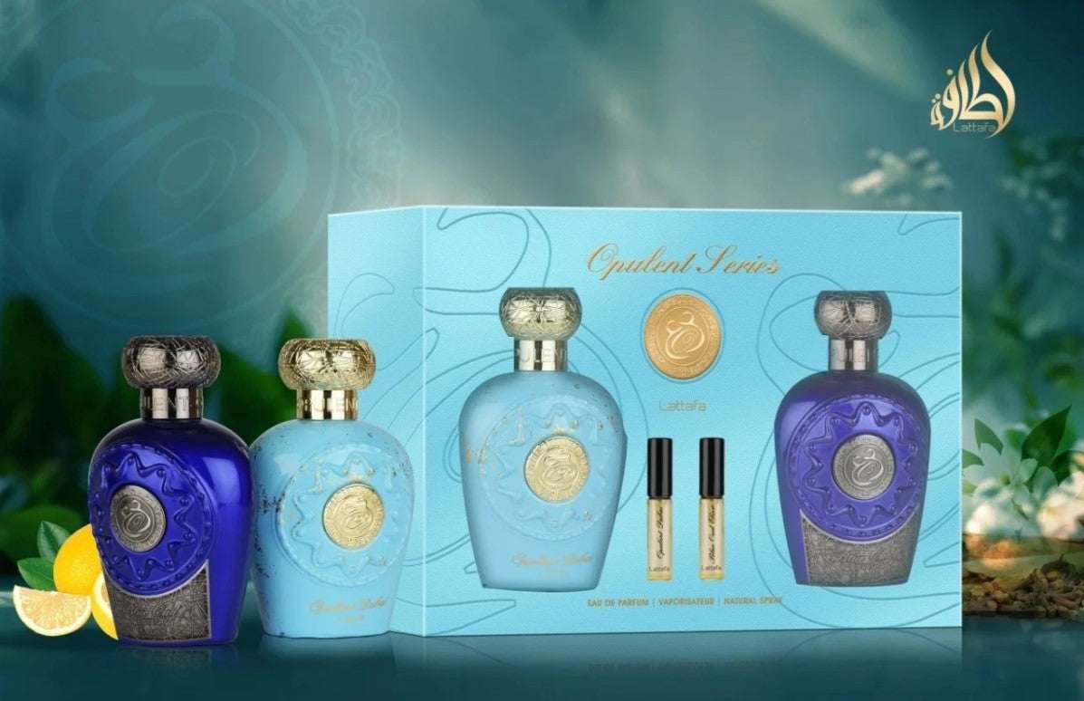 Lattafa – Giftset Opulent Dubai & Blue Oud Elixir | Neyi Essence