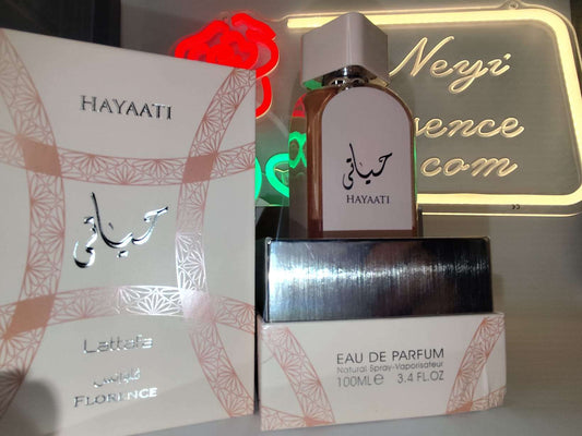 Lattafa Hayaati Florence Perfume Árabe Original para Mujer