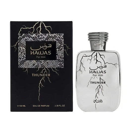 PRIMICIA EN CANARIAS - Rasasi - Hawas Thunder 100ml Eau de Parfum - NEYI ESSENCE