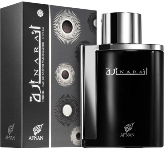 Afnan Inara Black Eau de Parfum Unisex 100 ml – Perfume Unisex Amaderado‑Cuero Aromático