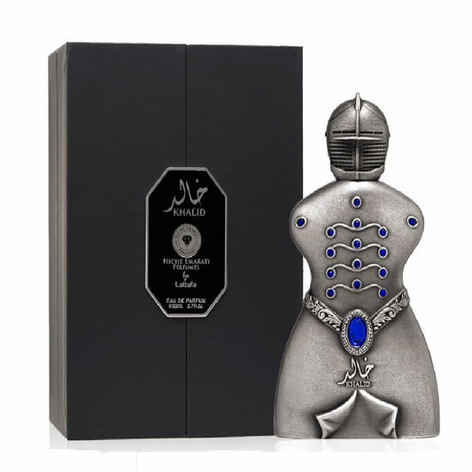 Lattafa Niche emiratí Khalid - Neyi Essence Perfumes Árabes en Canarias