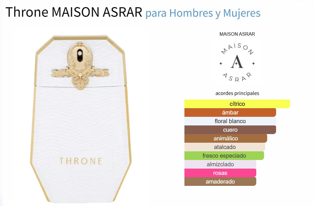Maison Asrar – Throne EDP 100ml | Neyi Essence - Neyi Essence