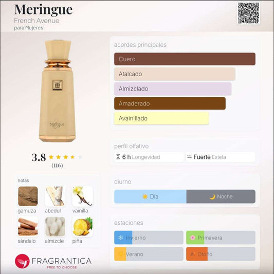 French avenue  Meringue - Neyi Essence Perfumes Árabes