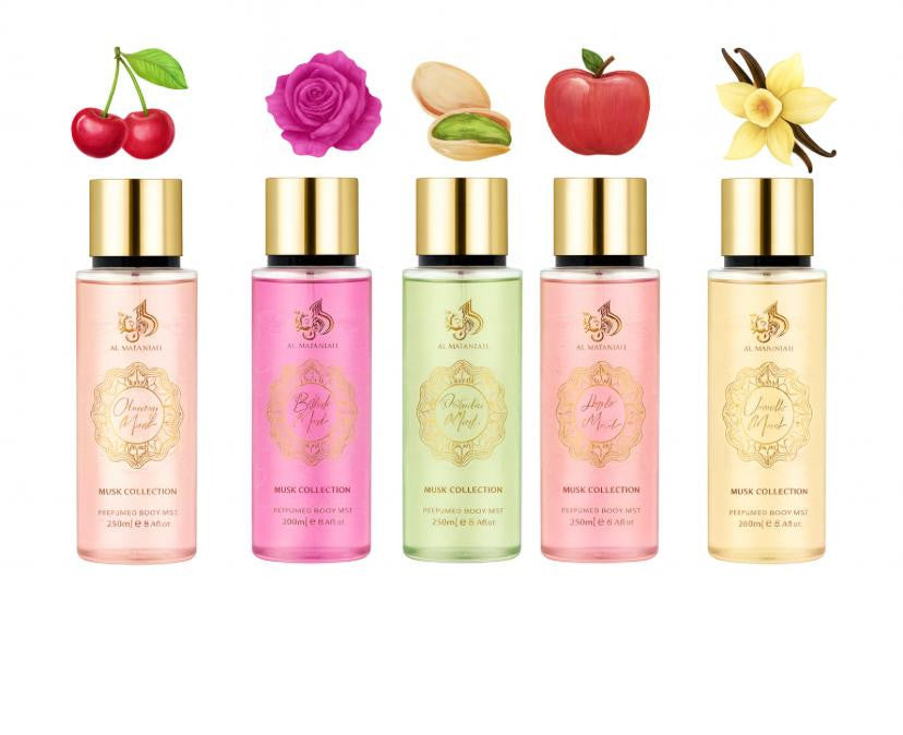Al Wataniah – Musk Collection – Vanilla Musk Body Mist 250 ml | Neyi Essence - Neyi Essence