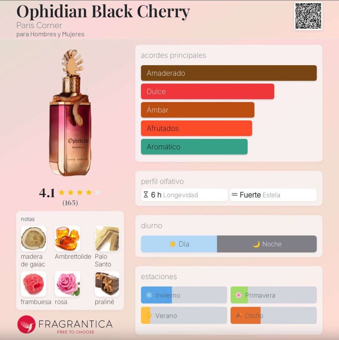 Paris Corner Ophidian Black Cherry