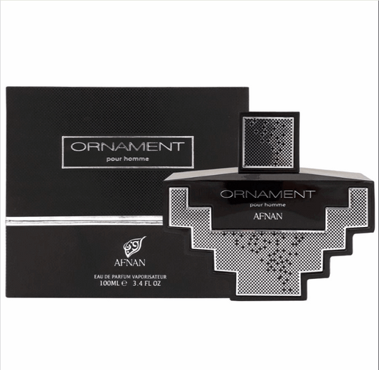 Afnan Ornament Pour Homme Eau de Parfum 100 ml – Perfume Masculino Amaderado Aromático