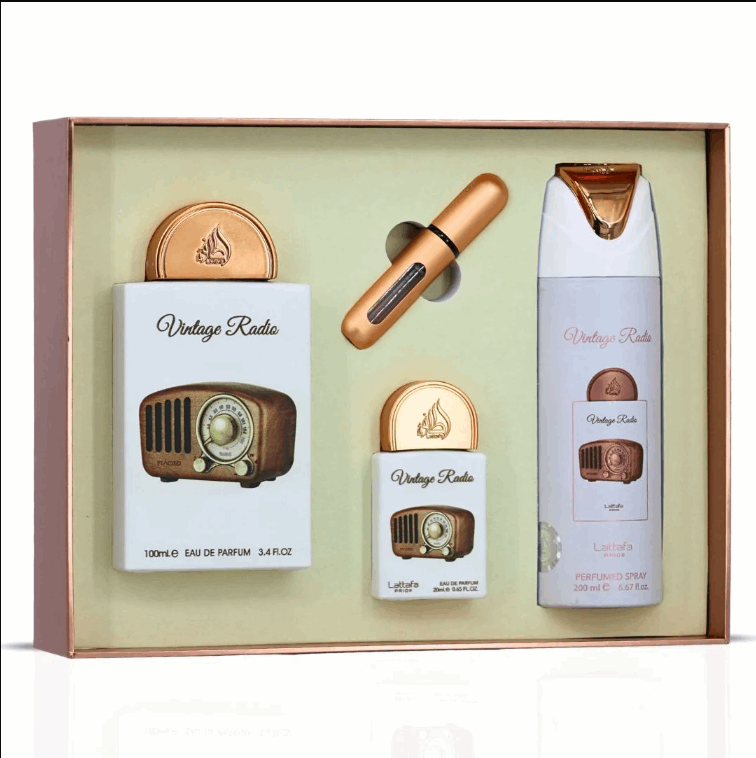 Lattafa Pride Gift Set - Vintage Radio