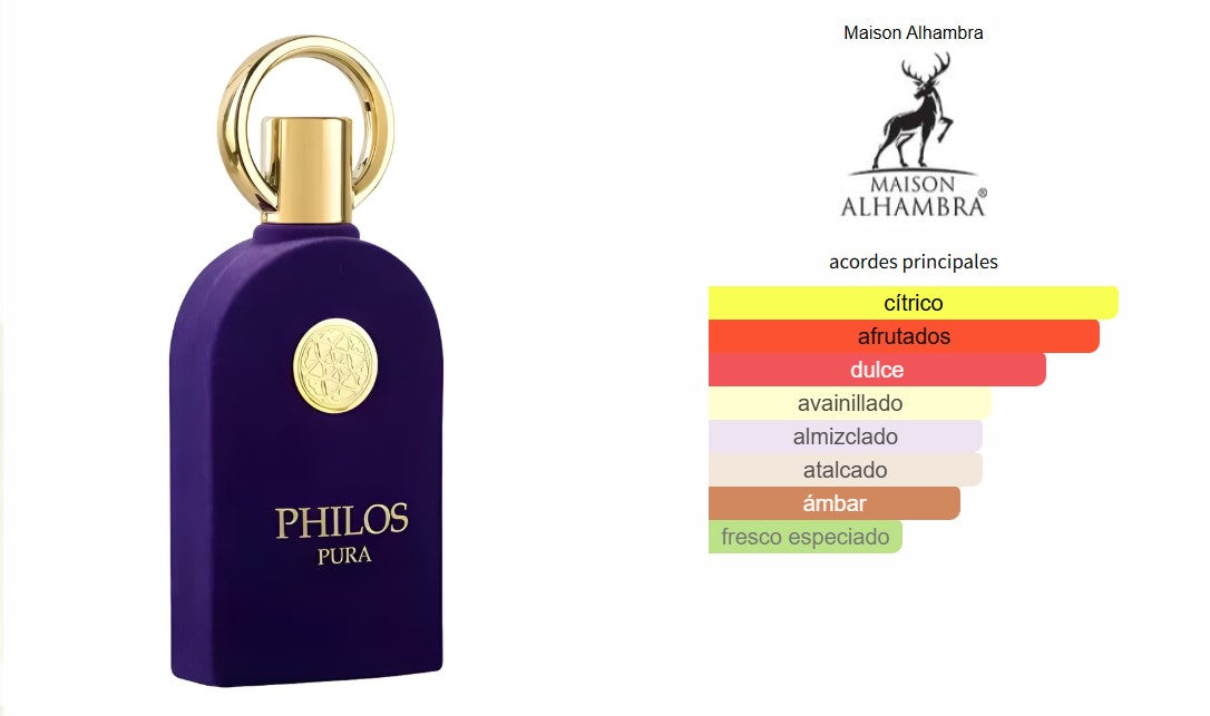 Maison Alhambra Philos Pura - Neyi Essence Perfumes Árabes