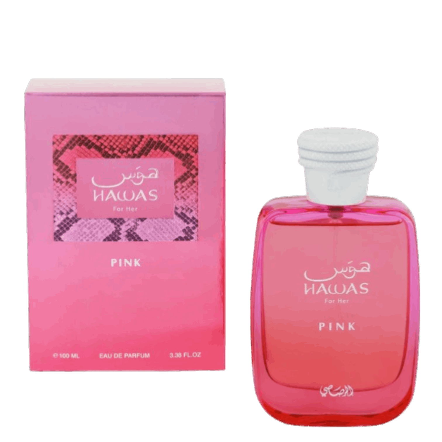 Rasasi Hawas Pink EDP 100 ml – Perfume Dulce Vainilla Mujer