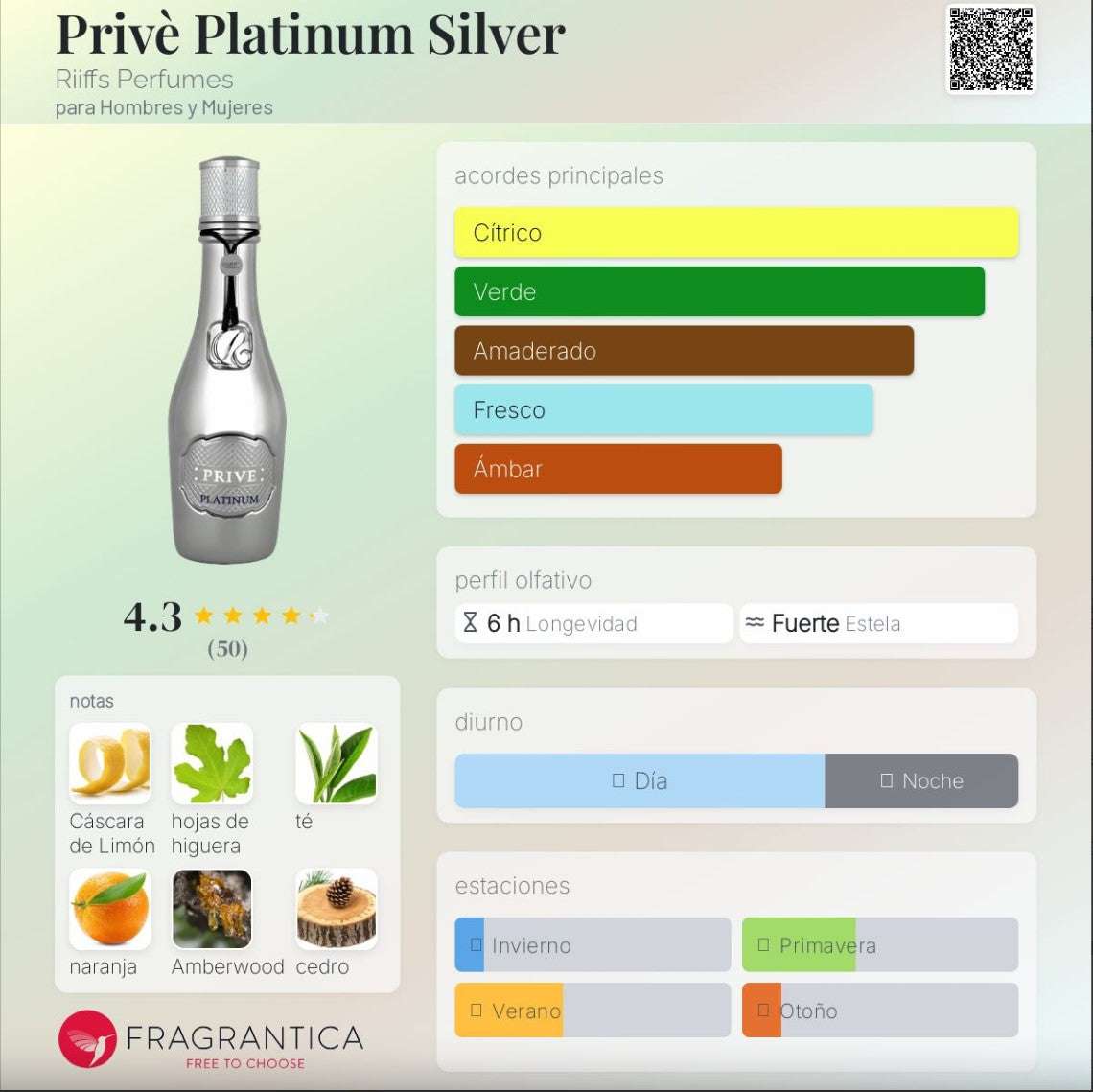Riiffs - Privé Platinum - Neyi Essence  Perfumes Arabes Canarias