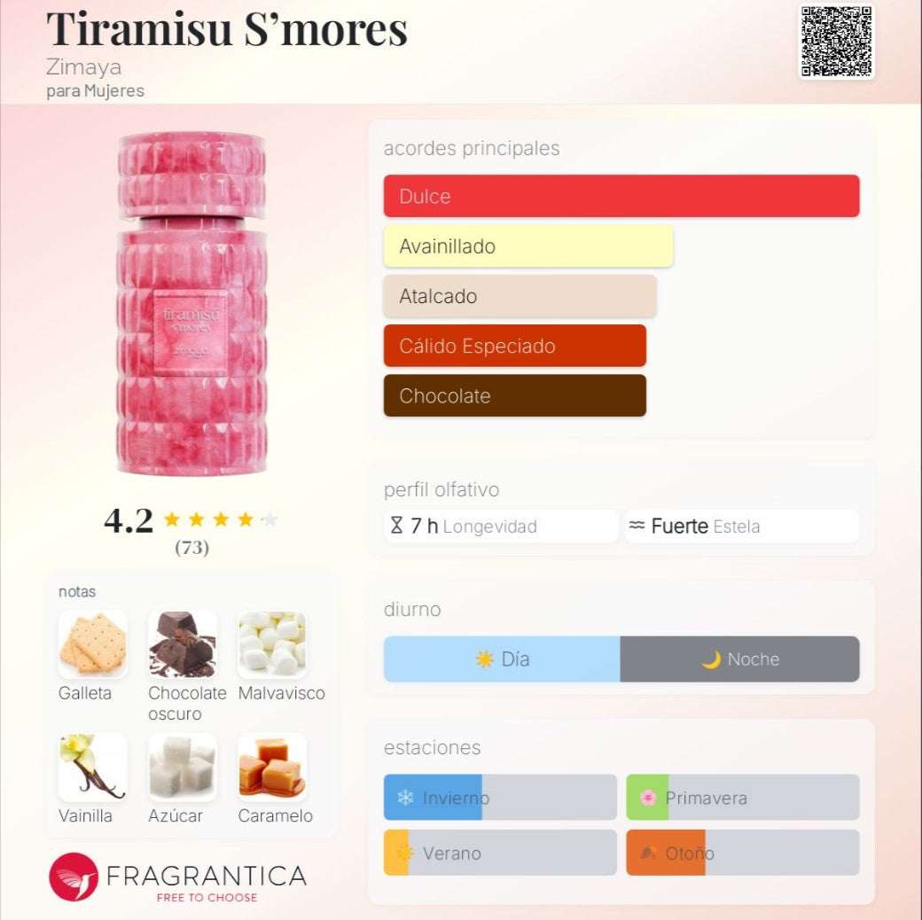 Zimaya – Tiramisú S’Mores – EDP 100 ml – PRIMICIA EN CANARIAS - Neyi Essence