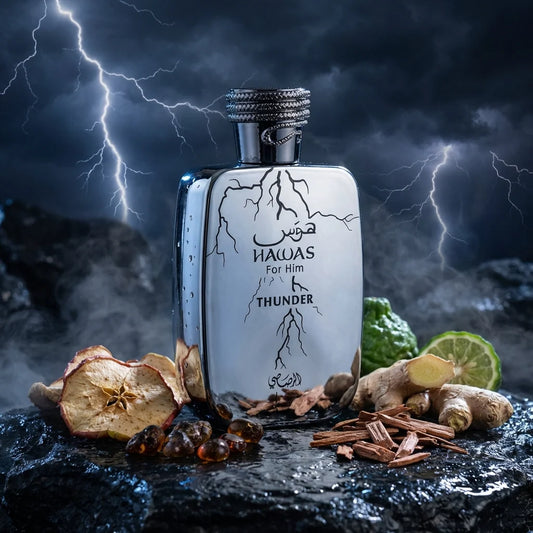 PRIMICIA EN CANARIAS - Rasasi - Hawas Thunder 100ml Eau de Parfum - NEYI ESSENCE