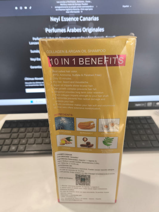 Disaar - Tinte en Champú Gold 400ml | Neyi Essence