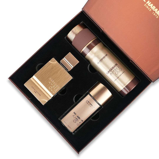 Al Haramain Amber oud Gold Edition Perfume Gift Set