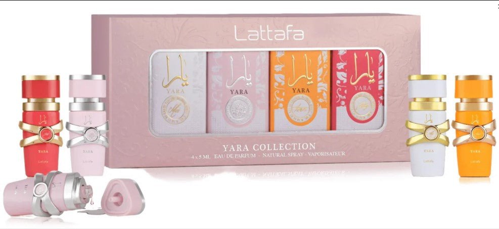 Lattafa Pack Yara Collection Aceite Perfumado 4x5ml - Neyi Essence Perfumes Árabes