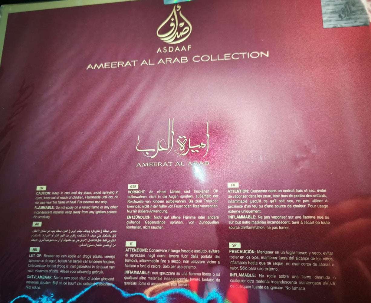 Pack Ameerat Al Arab , Perfume Árabe Para Mujer